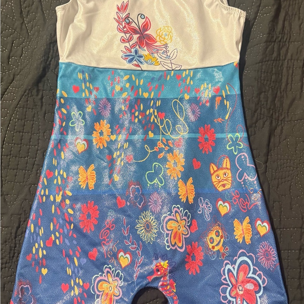 Disney’s Encanto Themed Gymnastics Dance Leotard Size 7/8